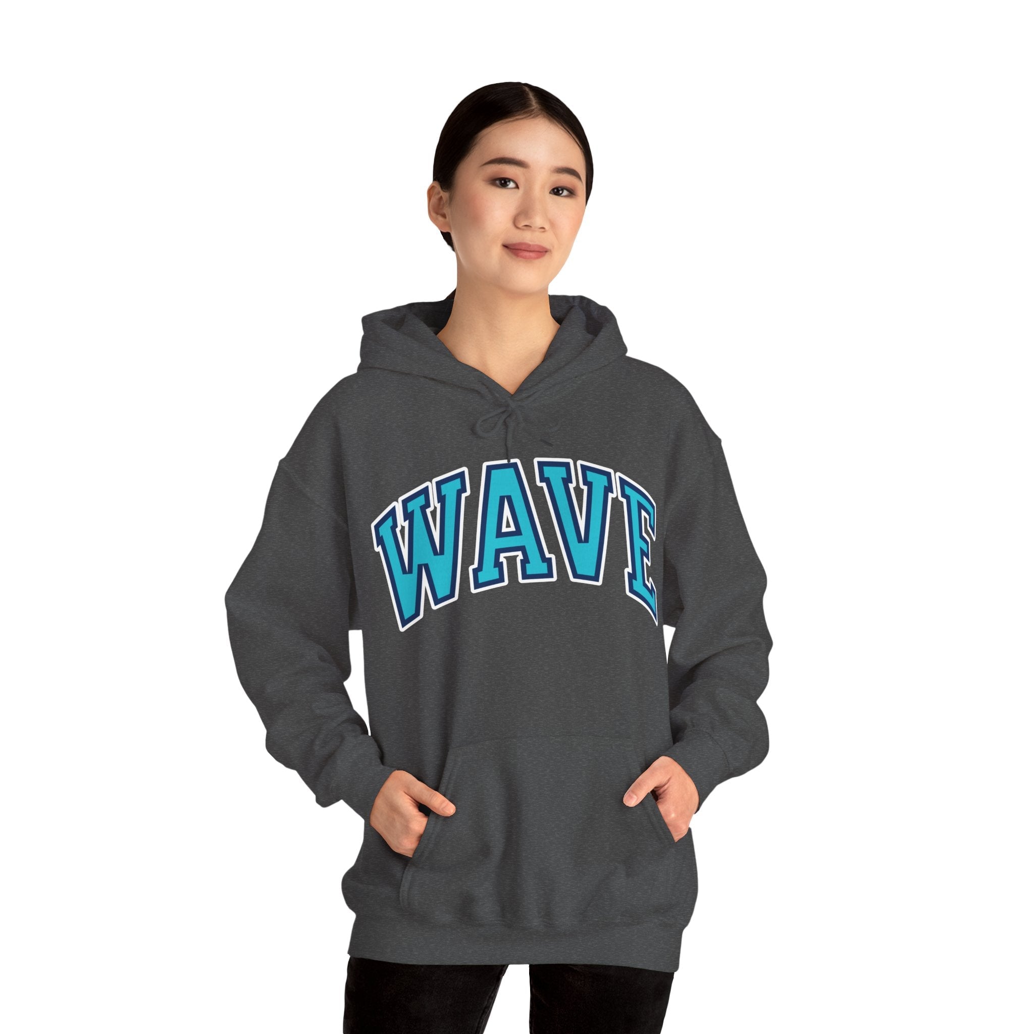 Wave Unisex Varsity Heavy Hoodie | Chix Sports