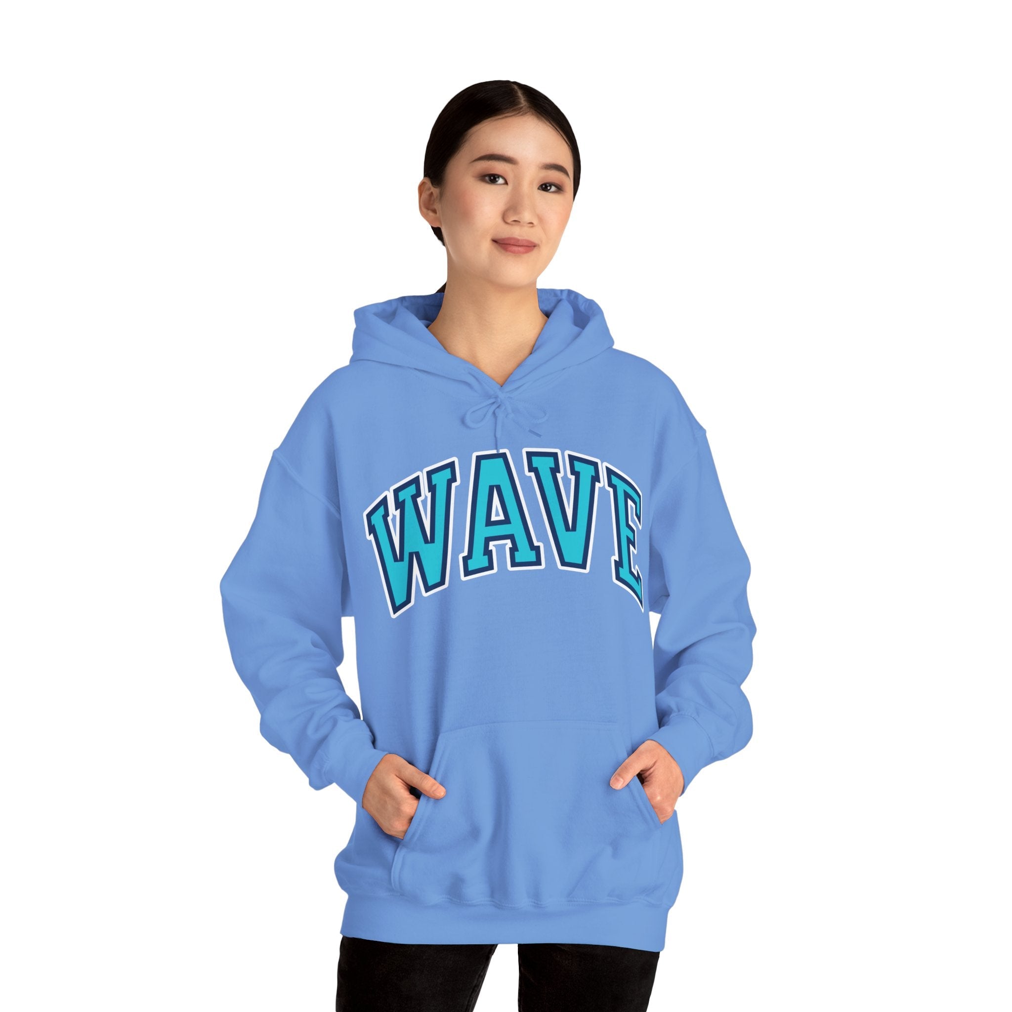 Wave Unisex Varsity Heavy Hoodie | Chix Sports