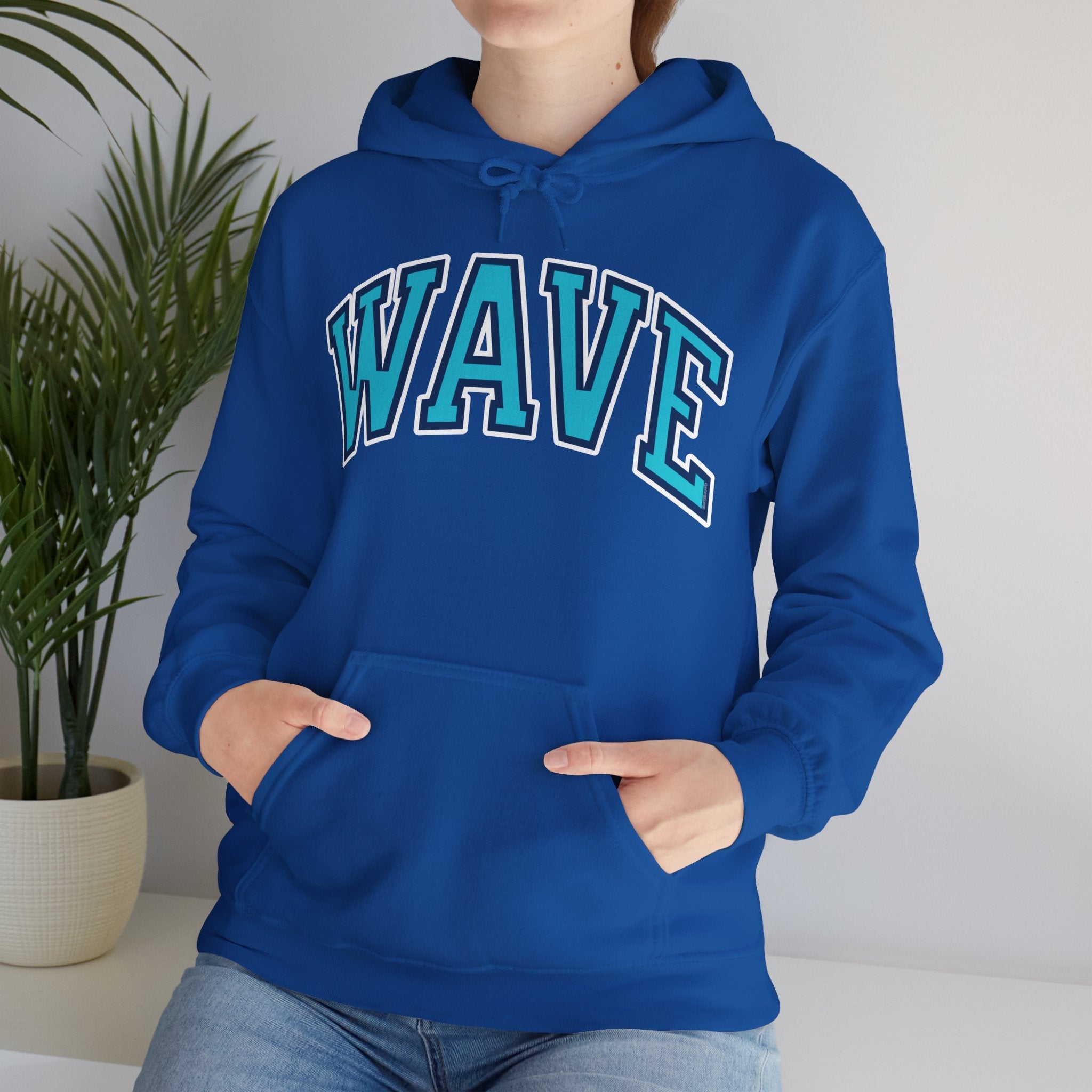 Wave Unisex Varsity Heavy Hoodie | Chix Sports