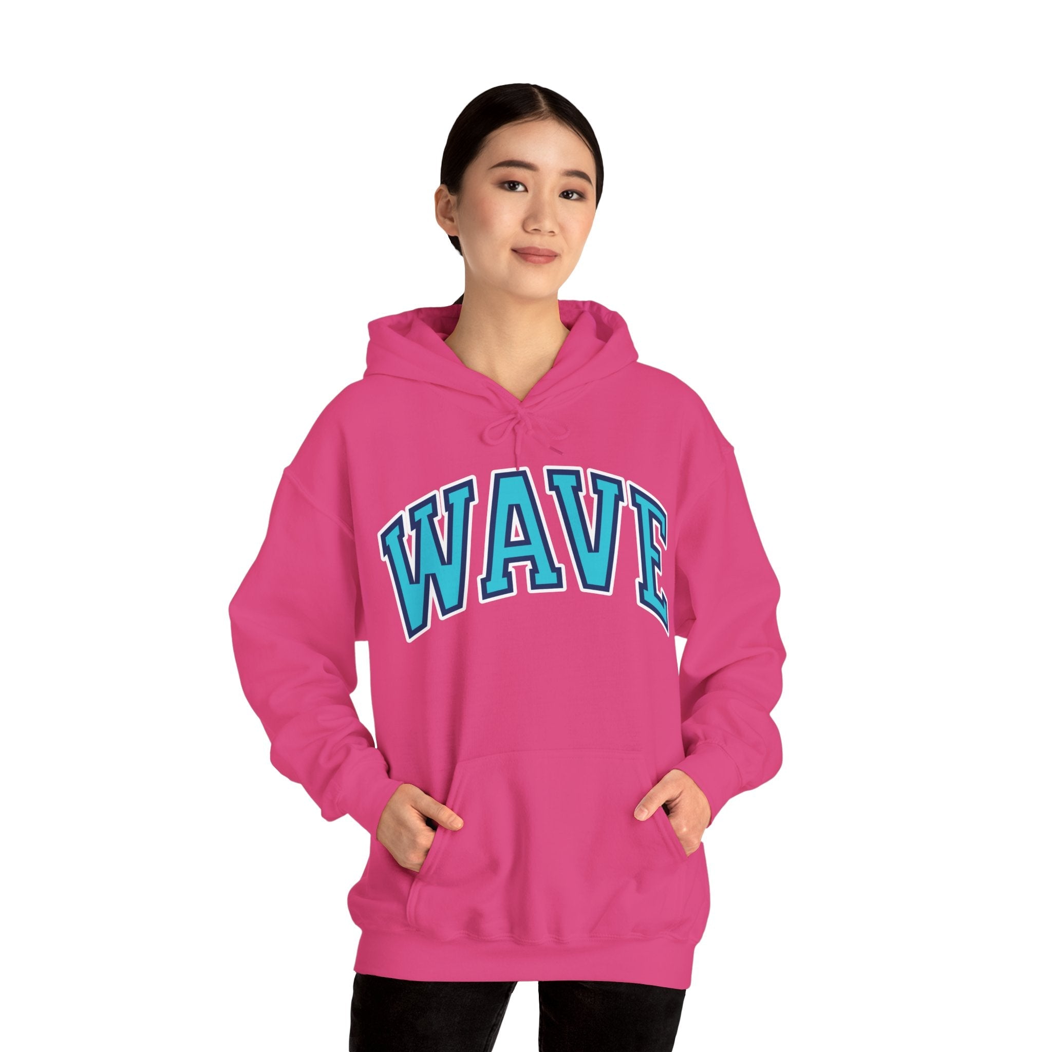 Wave Unisex Varsity Heavy Hoodie | Chix Sports