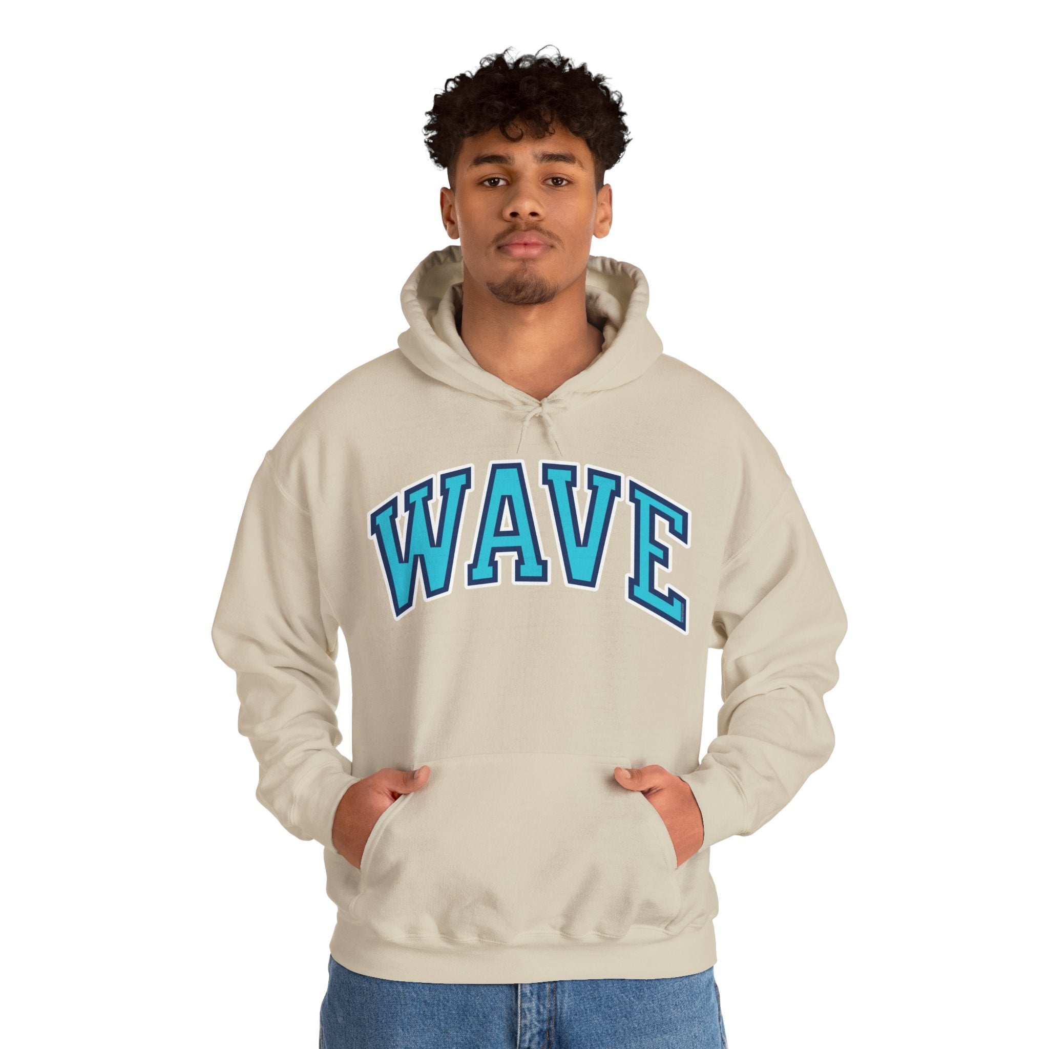 Wave Unisex Varsity Heavy Hoodie | Chix Sports