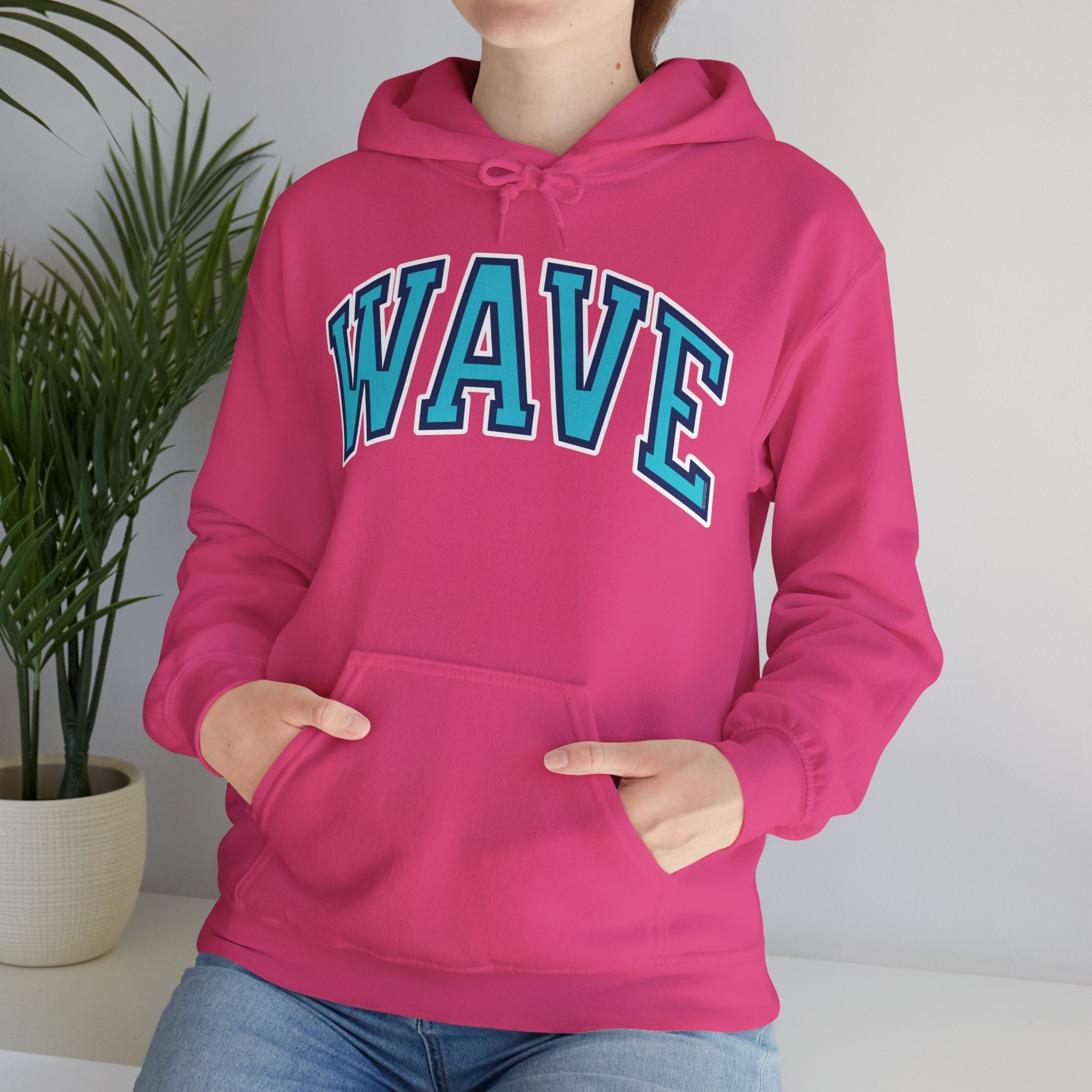 Wave Unisex Varsity Heavy Hoodie | Chix Sports