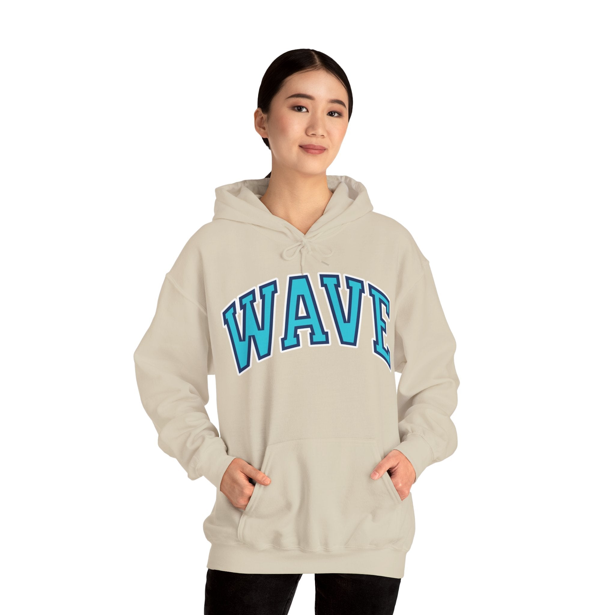 Wave Unisex Varsity Heavy Hoodie | Chix Sports