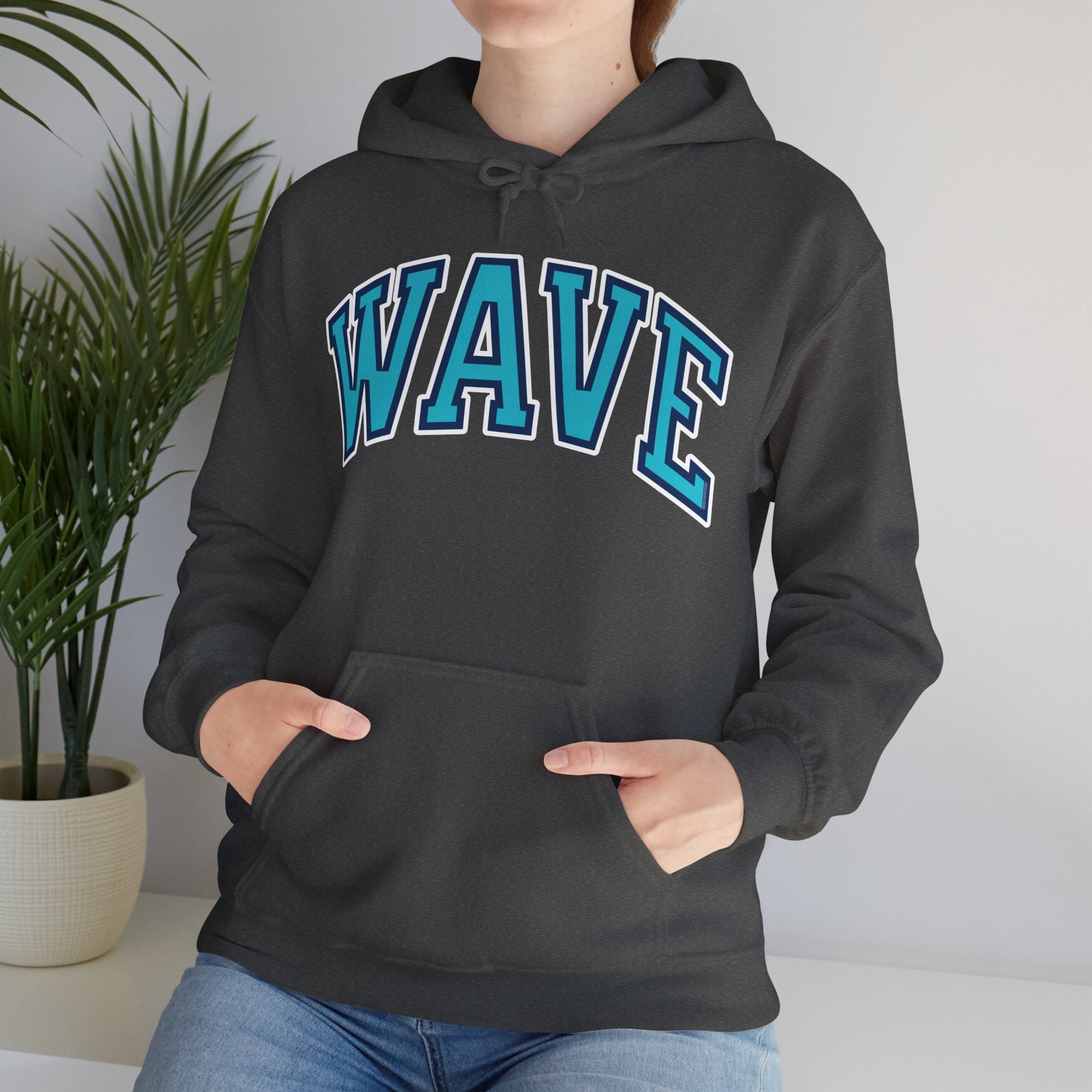 Wave Unisex Varsity Heavy Hoodie | Chix Sports