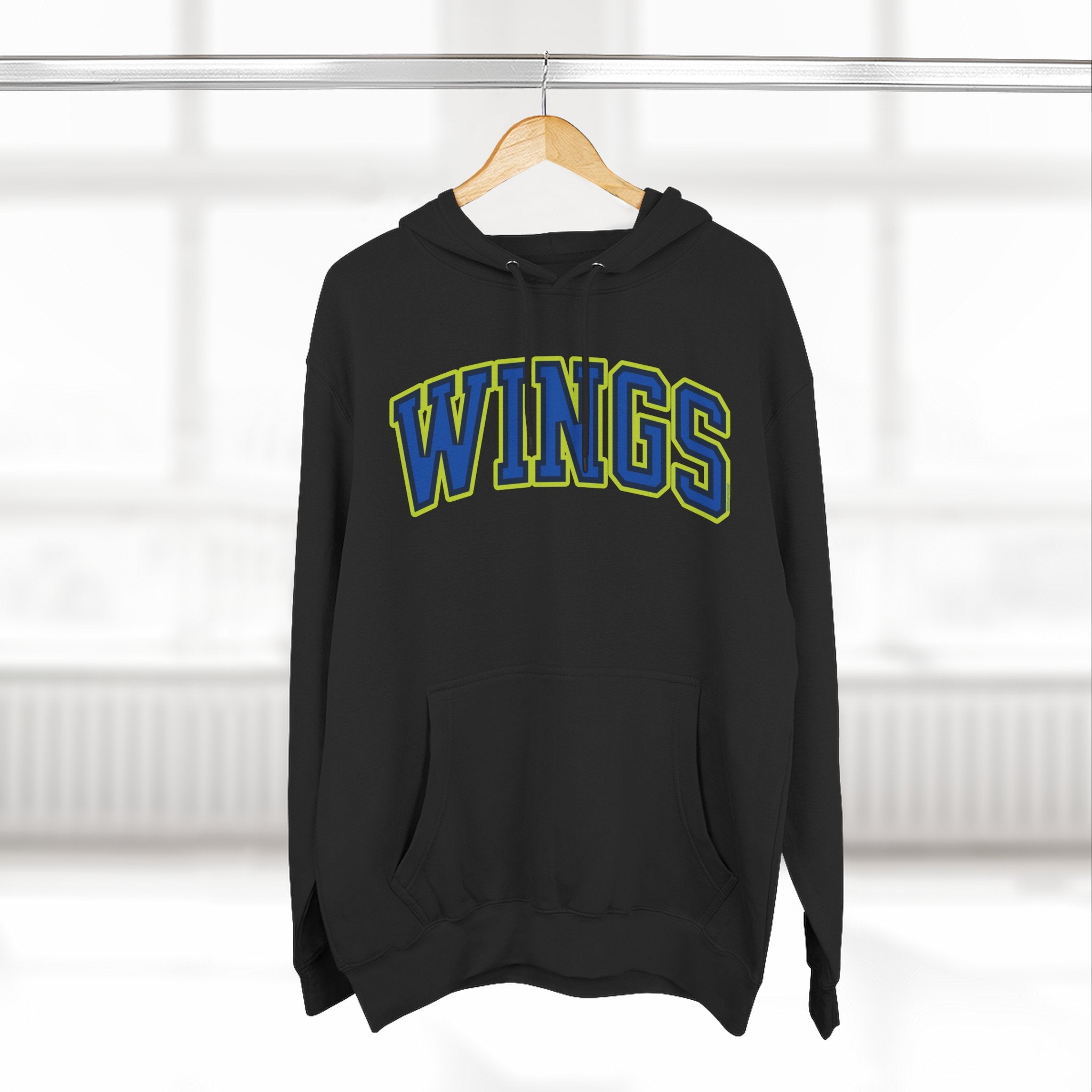 Wings Arch Premium Basketball Hoodie | Chix Sports