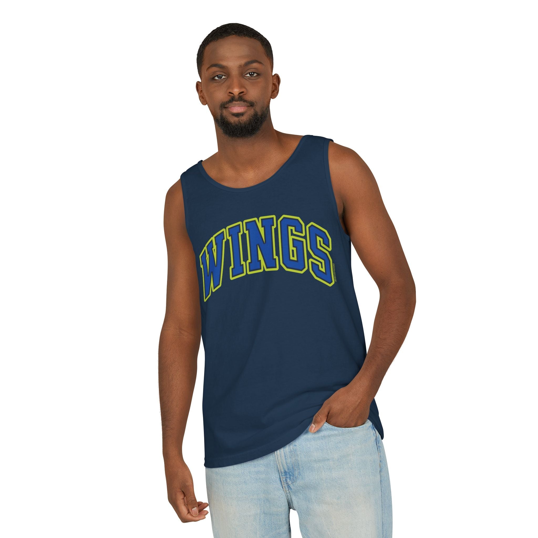 Wings Basketball Unisex Premium Tank Top | Chix Sports