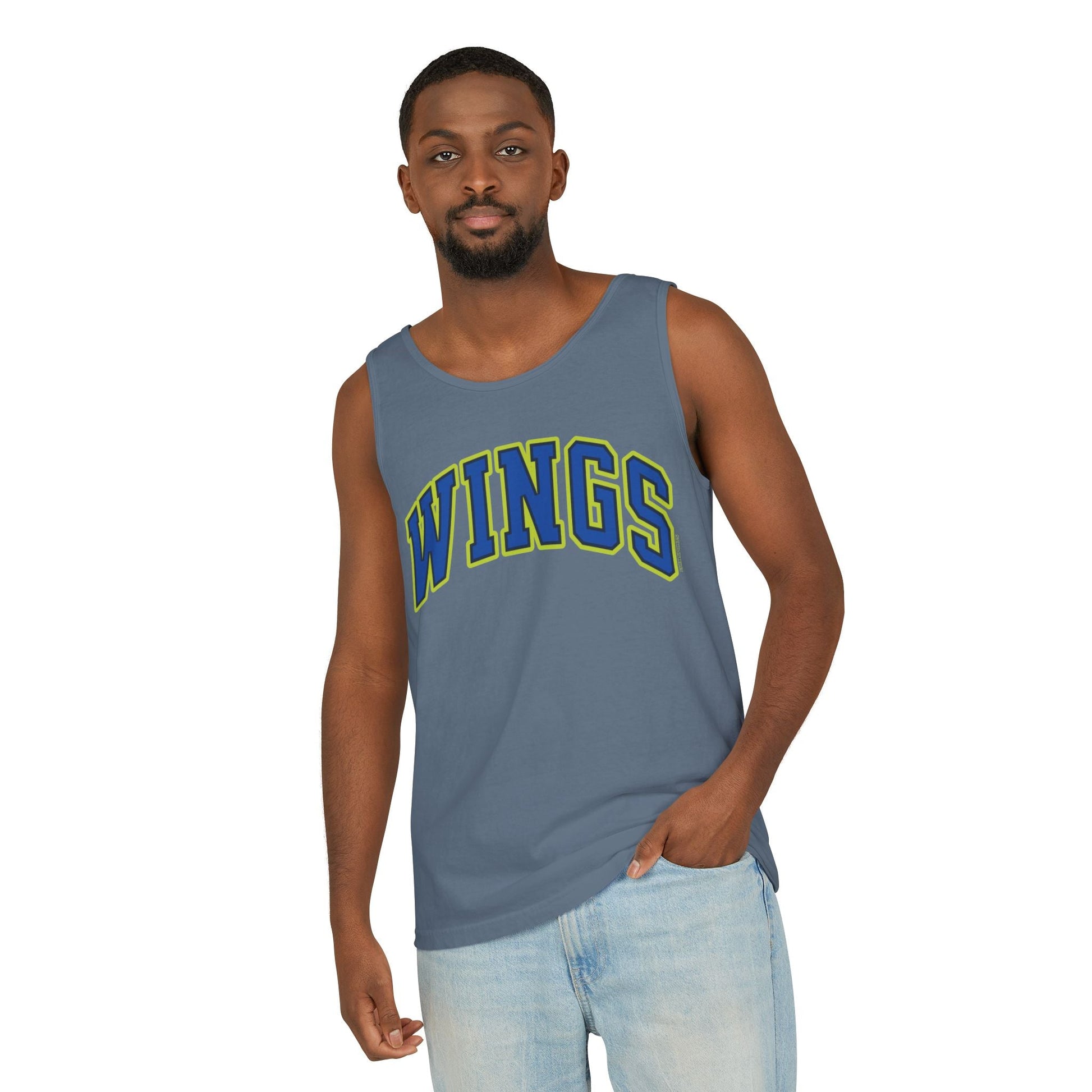 Wings Basketball Unisex Premium Tank Top | Chix Sports