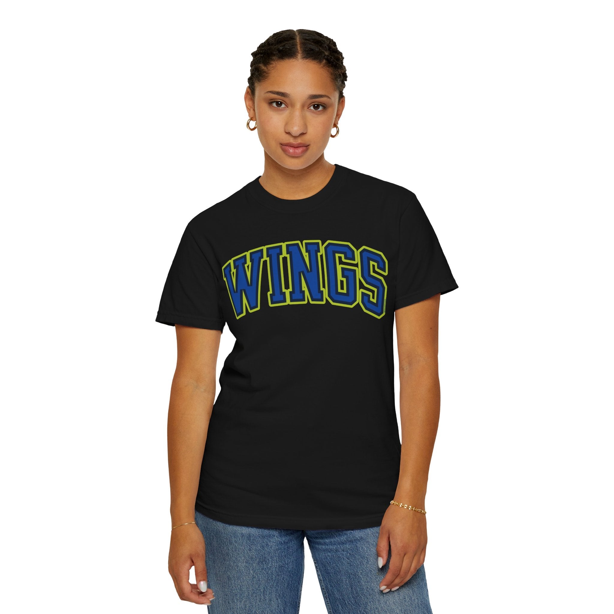 Wings Varsity Arch Premium Shirt | Chix Sports