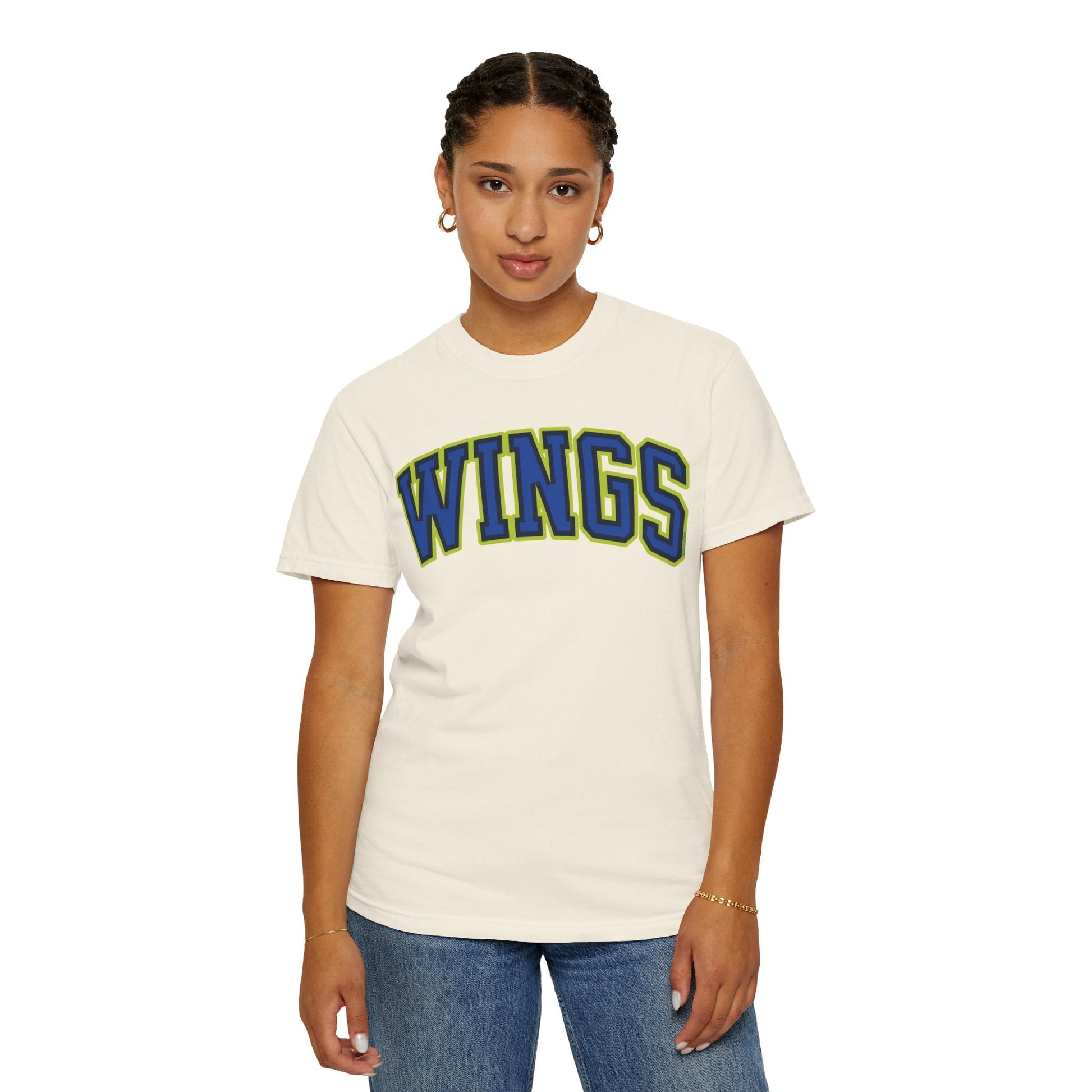 Wings Varsity Arch Premium Shirt | Chix Sports