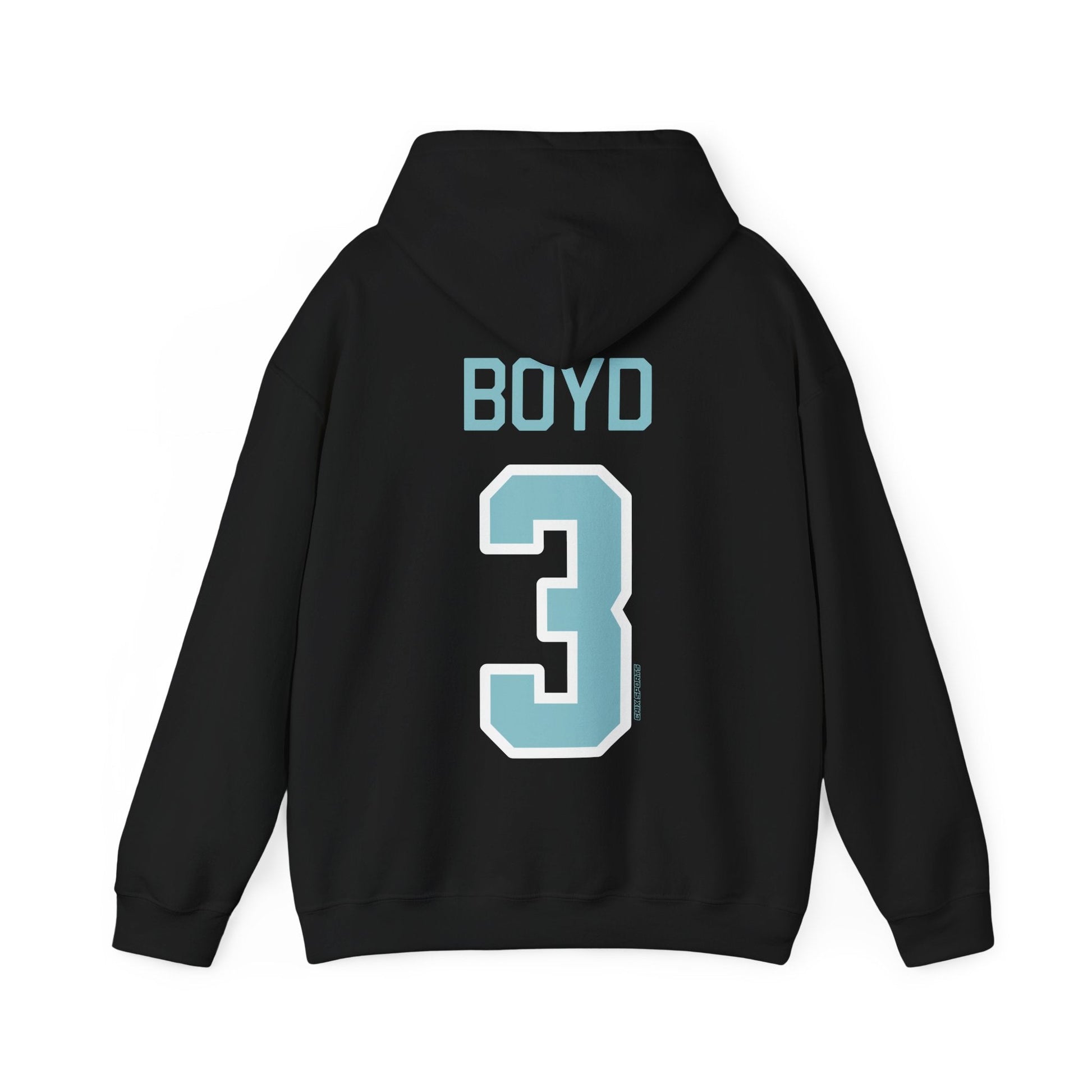 Zoe Boyd Fleet Unisex Hoodie - No Sleeve Print | Chix Sports