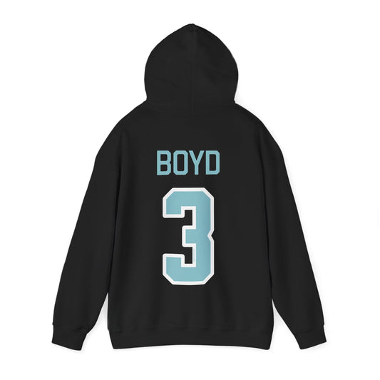 Zoe Boyd Heavy Fleet Unisex Hoodie - No Sleeve Print | Chix Sports