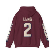 Zoe Uens Victoire Unisex City Hoodie in Maroon | Chix Sports