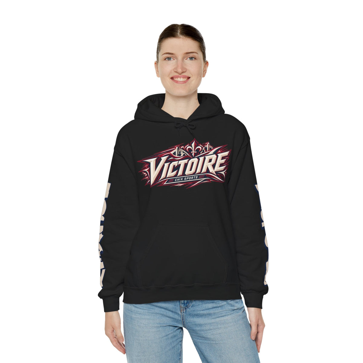 Zoe Uens Victoire Unisex City Hoodie in Sport Grey | Chix Sports