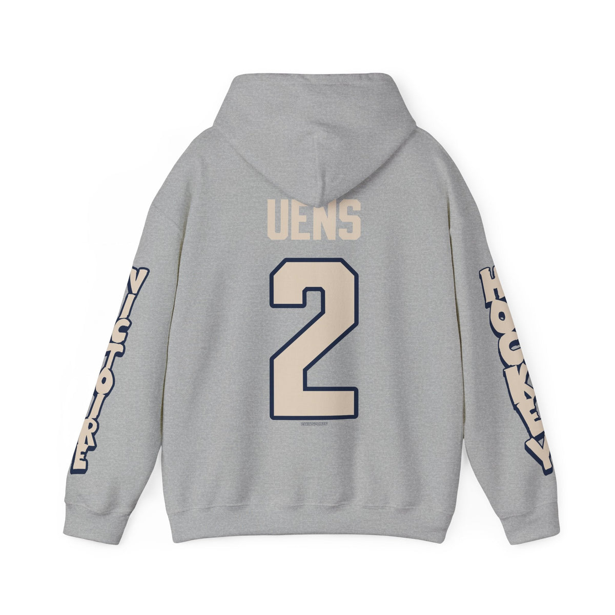 Zoe Uens Victoire Unisex City Hoodie in Sport Grey | Chix Sports