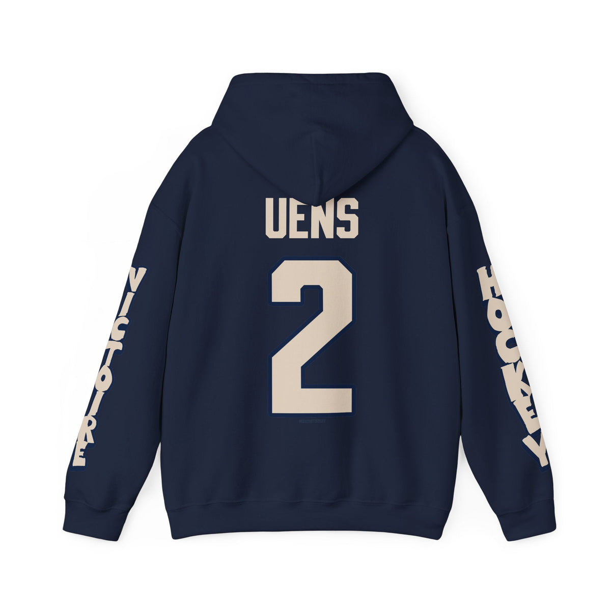 Zoe Uens Victoire Unisex City Hoodie in Navy | Chix Sports