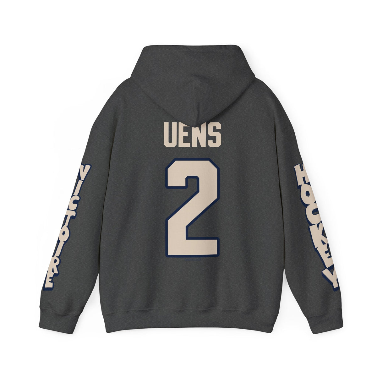 Zoe Uens Victoire Unisex City Hoodie in Dark Heather | Chix Sports